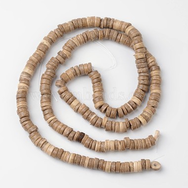 Dyed Natural Coconut Disc Bead Strands(X-COCB-O003-07H)-2