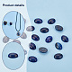 cabochons à dos plat en lapis-lazuli naturel pandahall Elite(G-PH0002-22B)-4