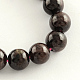 Grenat naturel brins de pierres précieuses perles(X-G-R263-10mm)-1
