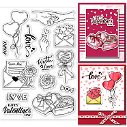 Custom PVC Plastic Clear Stamps, for DIY Scrapbooking, Photo Album Decorative, Cards Making, Mixed Shapes, 160x110x3mm(DIY-WH0448-0391)