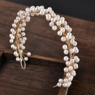 Pearl Crystal Soft Chain Hairband - Bridal Wedding Hair Accessories.(ST7944586)