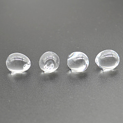 Imitation Crystal Acrylic Beads, Top Drilled, Teardrop, Clear, 15.2x12.7mm(X-FIND-PW0024-20A)