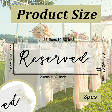 Acrylic Reserved Hanging Signs(HJEW-PH01556)-2