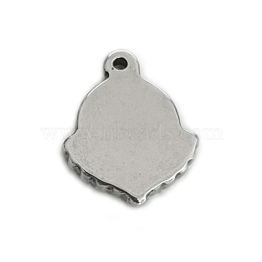 304 Stainless Steel Pendant Cabochon Settings(STAS-E169-10P)-3