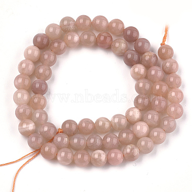 Natural Sunstone Beads Strands(G-S333-6mm-019)-2