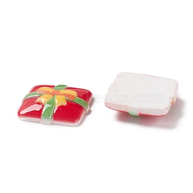 Christmas Themed Opaque Resin Cabochons(CRES-P022-06)-3