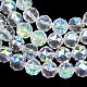 Transparent Electroplate Glass Beads Strands(EGLA-N002-34C-B02)-2