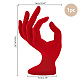 Resin Mannequin Hand Jewelry Display Holder Stands(RDIS-WH0009-015B)-2