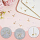 Brass Stud Earring Findings(KK-BBC0028-29B)-6
