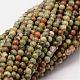 Natural Rhyolite Jasper Beads Strands(G-N0183-01-2mm)-1