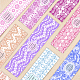 PANDAHALL ELITE 90Pcs 9 Colors Lace Style Handmade Soap Paper Tag(DIY-PH0005-37)-5