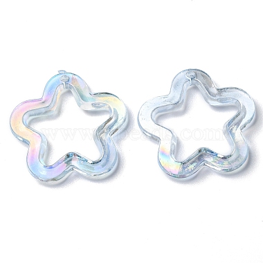 Transparent Acrylic Pendants(MACR-Q160-04B)-1