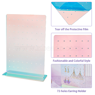 Acrylic Earring Display Stands(EDIS-WH0012-21)-4
