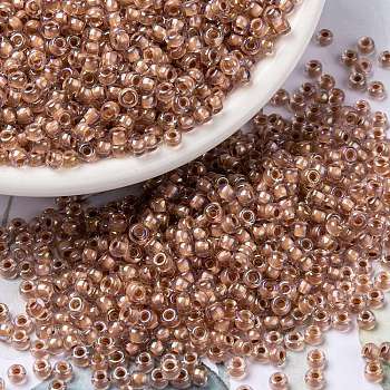 MIYUKI Round Rocailles Beads, Japanese Seed Beads, 8/0, (RR3734), 3mm, Hole: 1.1mm, about 422~455pcs/10g