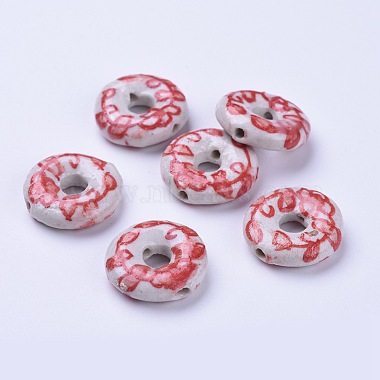 Chapelets de perles en porcelaine manuelle(PORC-L033-026)-4