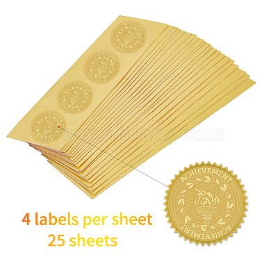 Self Adhesive Gold Foil Embossed Stickers(DIY-WH0211-013)-3
