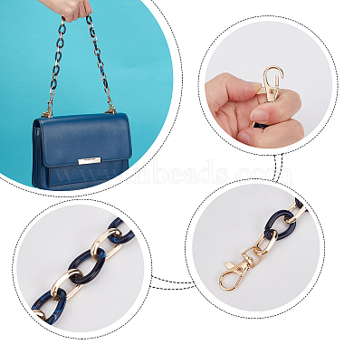 Teardrop Resin Bag Links Straps(PURS-WH0001-05A)-2