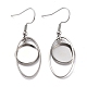 201 Stainless Steel Earring Hooks(STAS-Z036-02P)-1