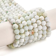 Natural Green Opal Beads Strands, Faceted, Round, 4~4.5x4~5mm, Hole: 0.7mm, about 90~94pcs/strand, 15.35''(39~39.5cm)(G-Z035-A02-03D)