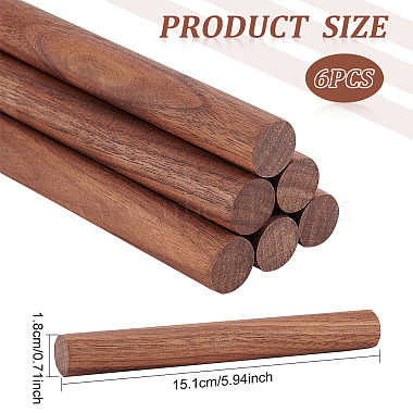 Walnut Wood Sticks(DIY-WH0308-336A)-2