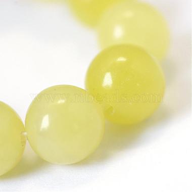 Natural Lemon Jade Round Bead Strands(G-E334-8mm-07)-4