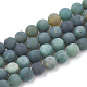 Chapelets de perles en agate mousse naturelle(G-T106-018)-1