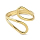 304 Stainless Steel Open Cuff Ring(RJEW-H215-03G)-2