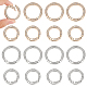 wadorn® 16pcs 4 styles alliage cristal strass anneaux de porte à ressort(RB-WR0001-01)-1