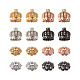 Hollow Brass Micro Pave Clear Cubic Zirconia Beads(ZIRC-TA0001-16)-2