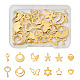 fashewelry 24pcs 12 breloques en acier inoxydable(STAS-FW0001-30)-1