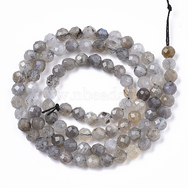 Chapelets de perles en labradorite naturelle (G-R462-014)-2