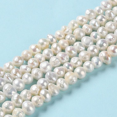 Natural Cultured Freshwater Pearl Beads Strands(PEAR-E018-47)-2