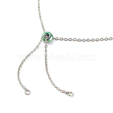 Ion Plating(IP) 304 Stainless Steel Slider Necklace Makings(AJEW-JB00950-01)-4