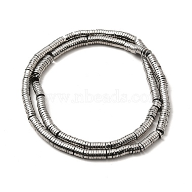 Non-magnetic Synthetic Hematite Beads Strands(X-G-K011-4x1mm-03)-2