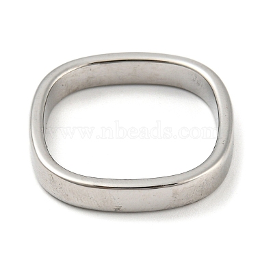 304 Stainless Steel Rectangle Finger Ring(RJEW-C059-01P)-3