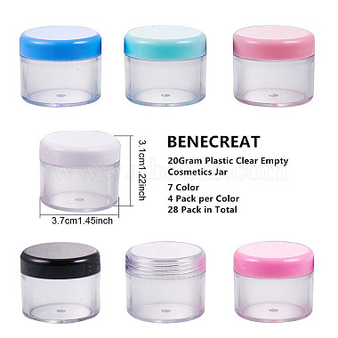 20G PS Plastic Portable Facial Cream Jar Sets(MRMJ-BC0001-35)-2