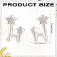 1 Pair Brass Stud Earrings(EJEW-LP0013-06)-2