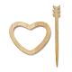 Heart Wood Brooches(JEWB-C010-06)-3