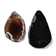 forme mixte teint agate naturelle des pierres précieuses gros pendentifs(G-R300-11)-3