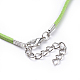 Смешанный цвет искусственного замша материалы ожерелье шнура(X-NCOR-R025-M)-4