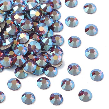 Preciosa&reg MAXIMA Crystal No Hotfix Flatback Stones, Czech Crystal, Dura Foiling, Round(438 11 615 Chaton Rose), 21110 200 Amethyst Opal AB, SS8(2.3~2.5mm)