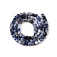 nat&uuml;rliche blaue Fleck Jaspis Perlen Str&auml;nge(G-N342-113)-2