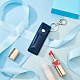 Portable Imitation Leather Chapstick Keychain Holder(KEYC-WH0029-56A)-5