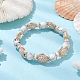 bracelets extensibles en perles de tortue turquoise synthétique(BJEW-TA00455-02)-2