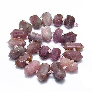 Natural Rose Quartz Beads Strands(G-F715-041)-2