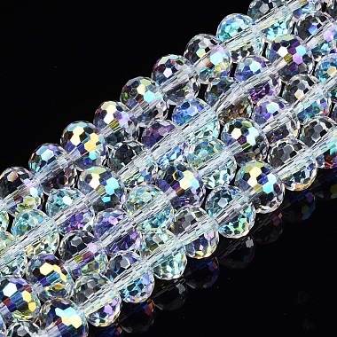 Electroplate Transparent Glass Beads Strands(EGLA-N002-19A-B01)-6
