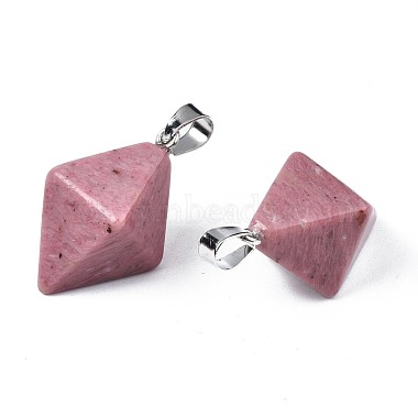 Natural Rhodochrosite Pendants(X-G-N326-107B)-3