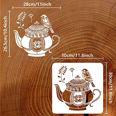 PET Hollow Out Drawing Painting Stencils(DIY-WH0391-0497)-2