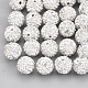 Ручной полимерной глины шариков Rhinestone(RB-S250-12mm-A14)-1