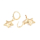 Латунные серьги с подвеской в форме звезды для женщин(EJEW-N012-62)-2